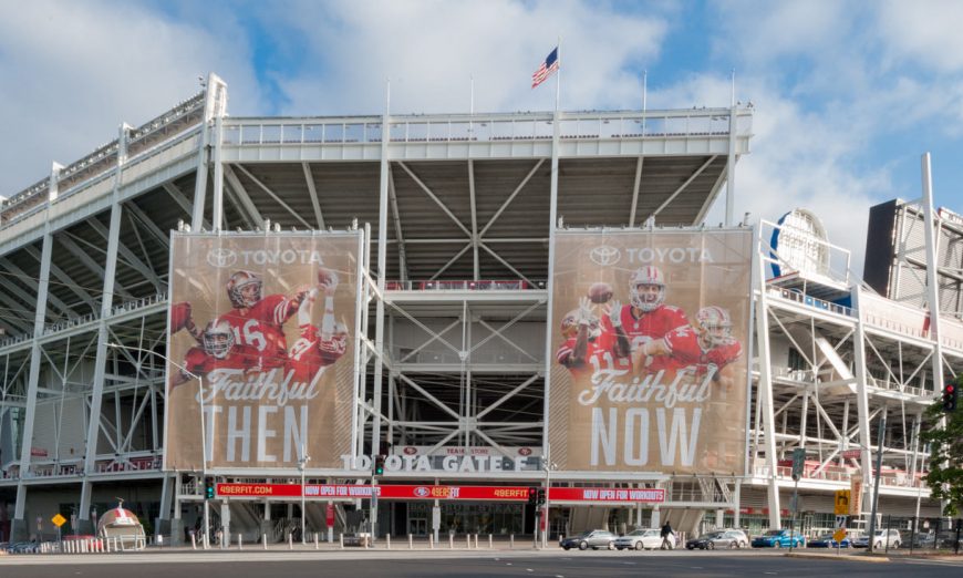 The 49ers offered new information on the restructuring that took place earlier this month, saying Francine Hughes will serve as stadium manager.