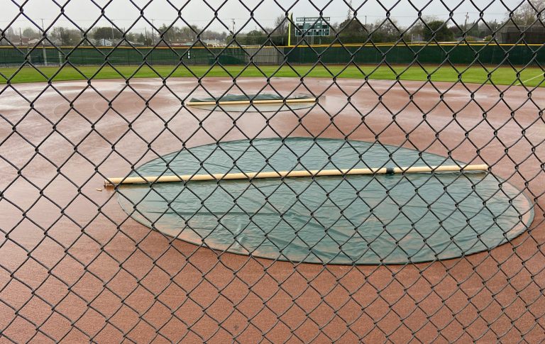 Baseball and Softball Teams Making Due Despite Rain 