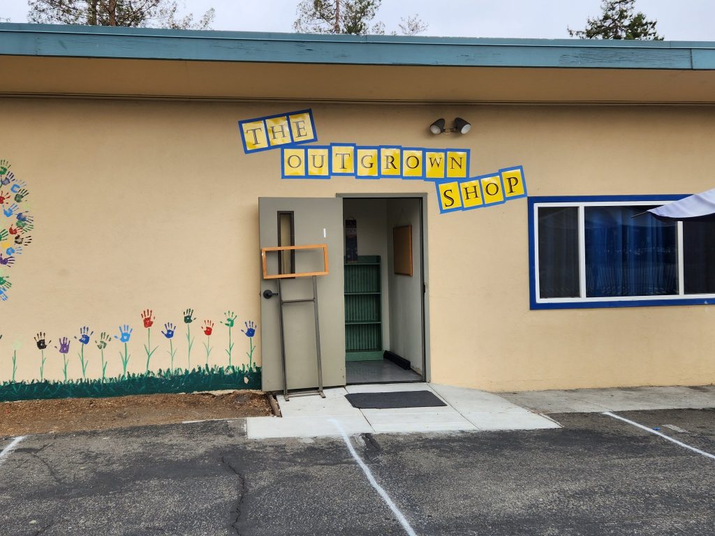 The St. Justin Thrift Store is back by popular demand as the Outgrown Shop. Funds still go to help support the St. Justin School.