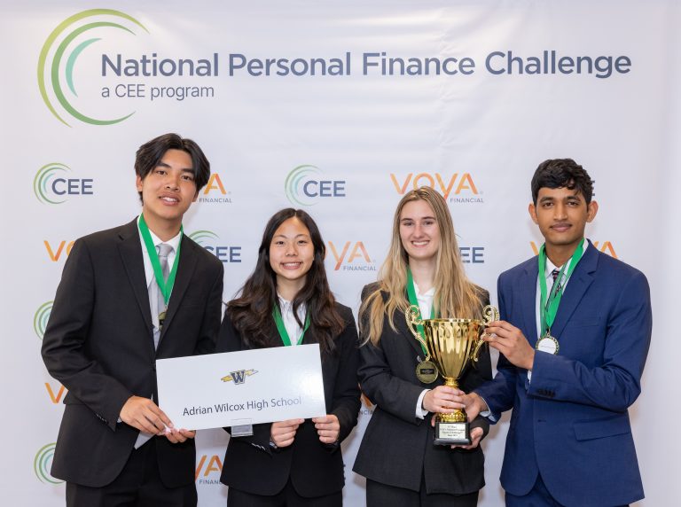 Wilcox Team Crowned Best in America at Personal Finance Competition