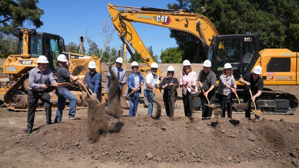 Santa Clara broke ground on the site of the future Magical Bridge playground, an all-inclusive play structure for kids to enjoy.