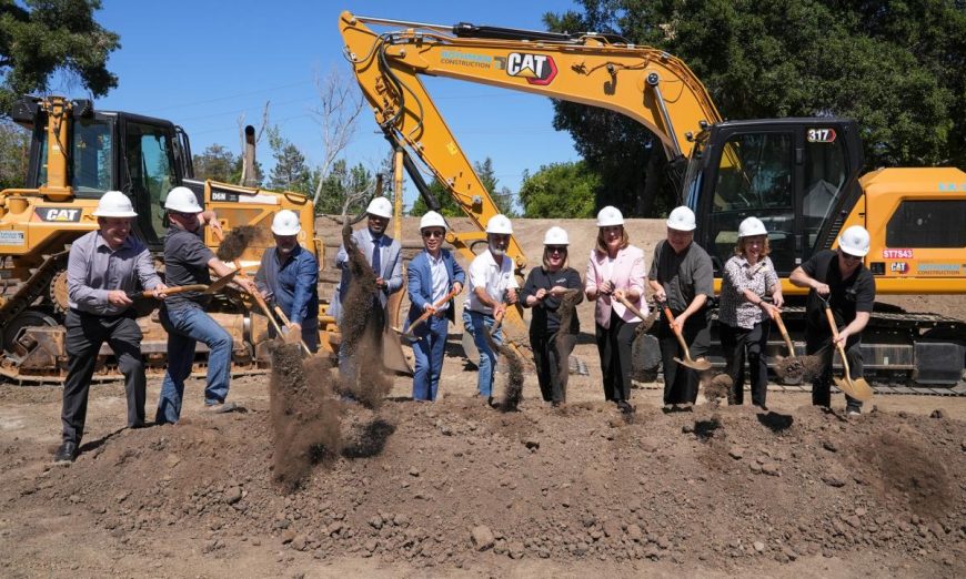 Santa Clara broke ground on the site of the future Magical Bridge playground, an all-inclusive play structure for kids to enjoy.