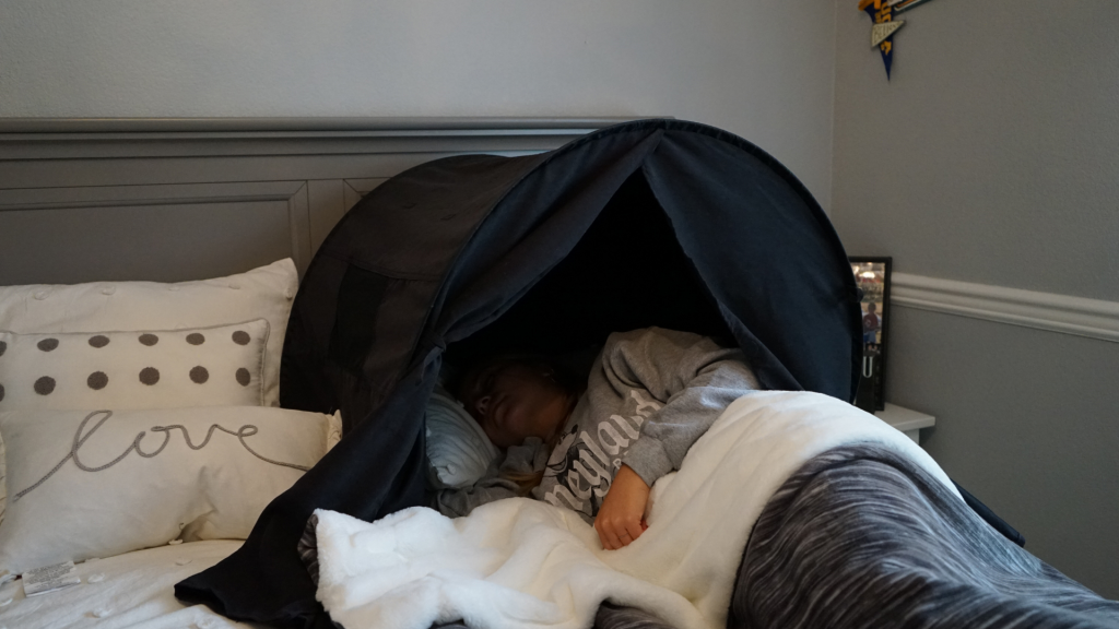 Created by local entrepreneur Danielle Fujii, zDen is a way for people to create a dark sleeping space even in the brightest of circumstances.