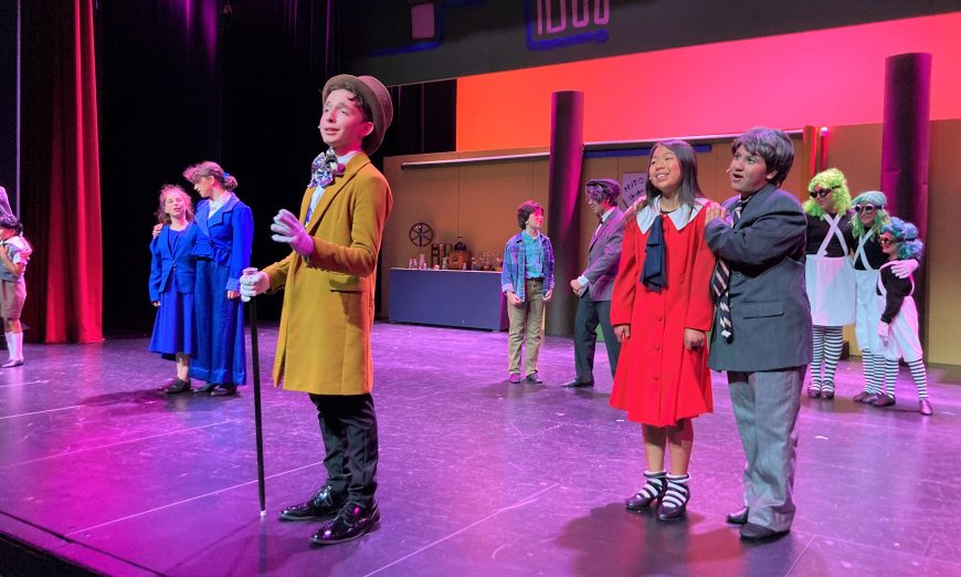 Sunnyvale Community Players "Willy Wonka Jr." stars local students from Santa Clara and Sunnyvale both onstage and behind the scenes.