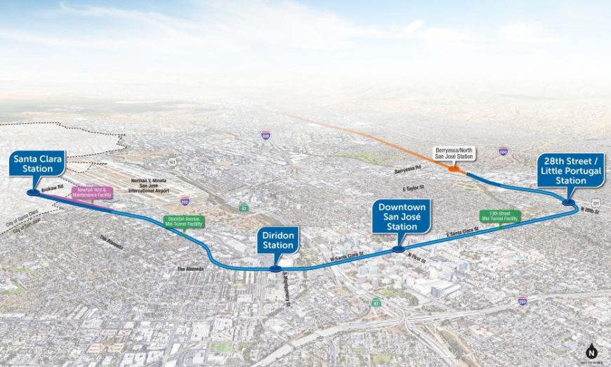 VTA has started preparing for the tunnel boring machine that will create the underground tunnel connecting Santa Clara's BART station with San Jose.