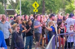 Santa Clara Dances in the Street