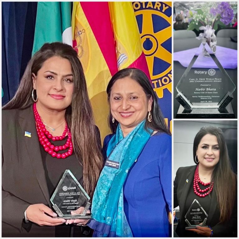 Santa Clara’s Harbir Bhatia Receives World Peace and Understanding Award