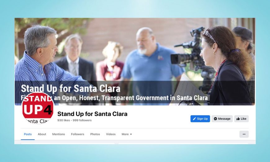A new complaint filed with the FPPC and the City of Santa Clara claims that Stand Up for Santa Clara is a political organization in violation of the law.