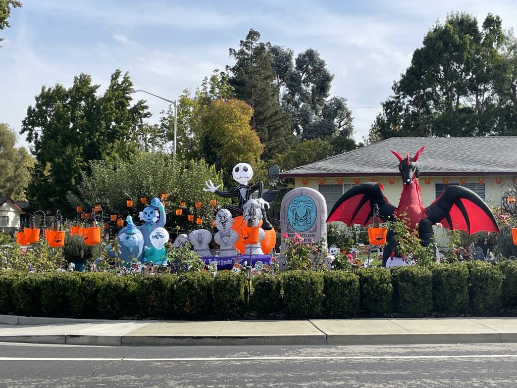 The home on Pepper Tree Lane won the District 4 award in Santa Clara's 2023 Halloween home decorating contest, while pirates won best of the best.