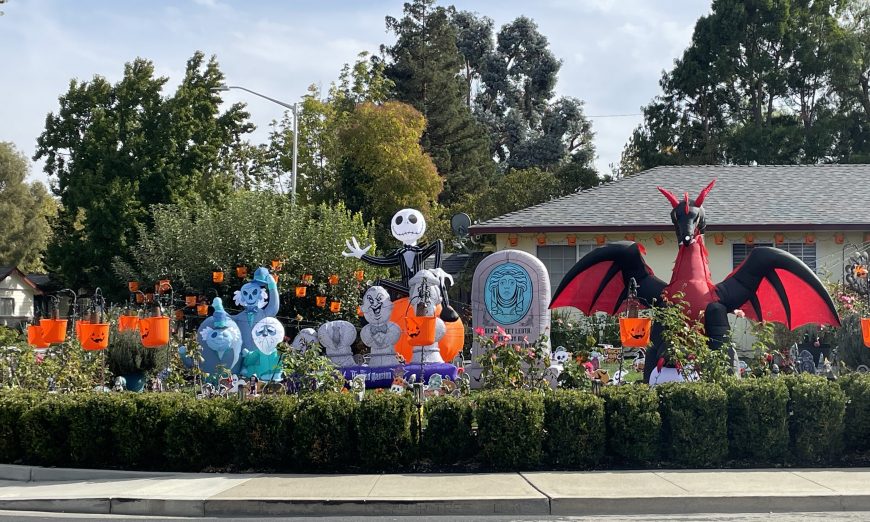 The home on Pepper Tree Lane won the District 4 award in Santa Clara's 2023 Halloween home decorating contest, while pirates won best of the best.
