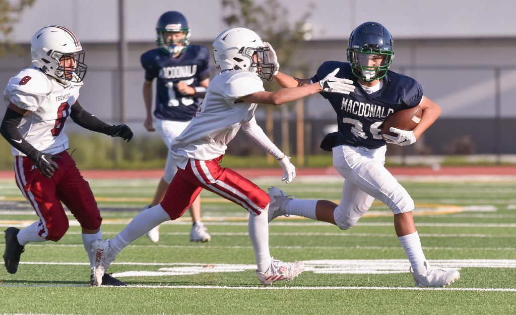 Year two of sports at MacDonald High School has started with a bang after the JV football team went undefeated in its second season.