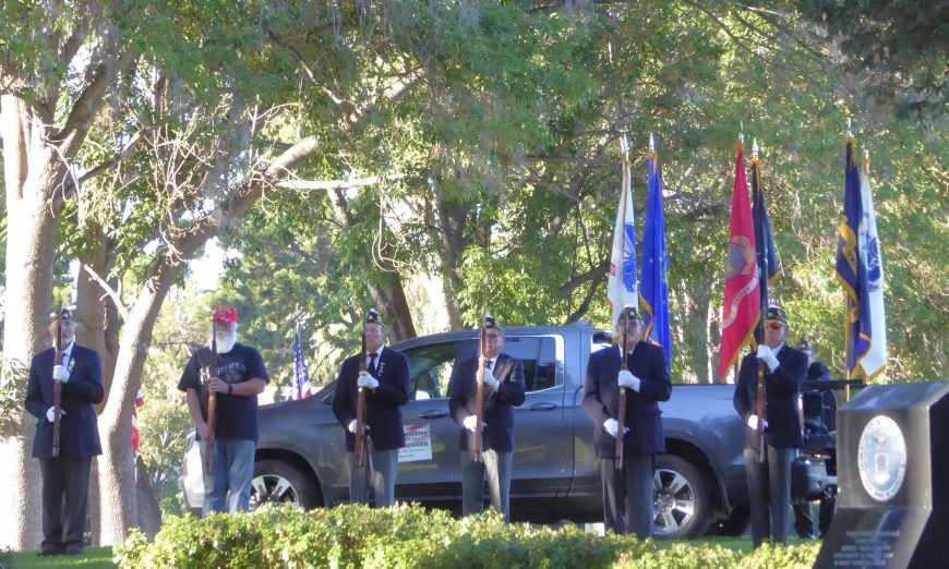 Vietnam Veteran Walter White attended the City of Santa Clara's annual Veterans Day ceremony on Nov. 11 at the Veterans Memorial in Central Park.