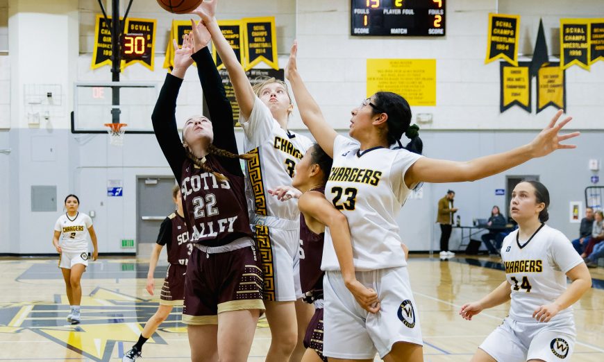 The Wilcox varsity basketball team held off a surge by Scotts Valley on Tuesday night to win 48-41 and pull to a .500 record in CCS.