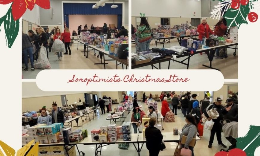 The local Santa Clara Silicon Valley Soroptimist organization hosted its annual Christmas Store for Santa Clara families in need.