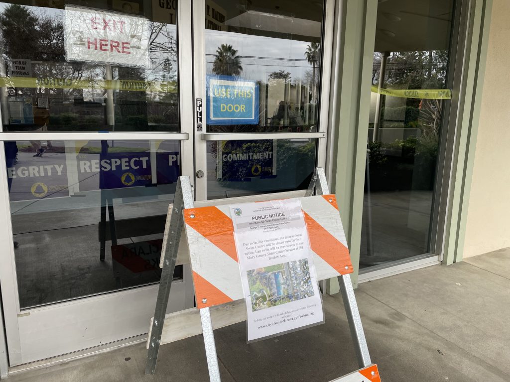 The City of Santa Clara has closed the Santa Clara International Swim Center "indefinitely" because of safety, health and equipment problems.