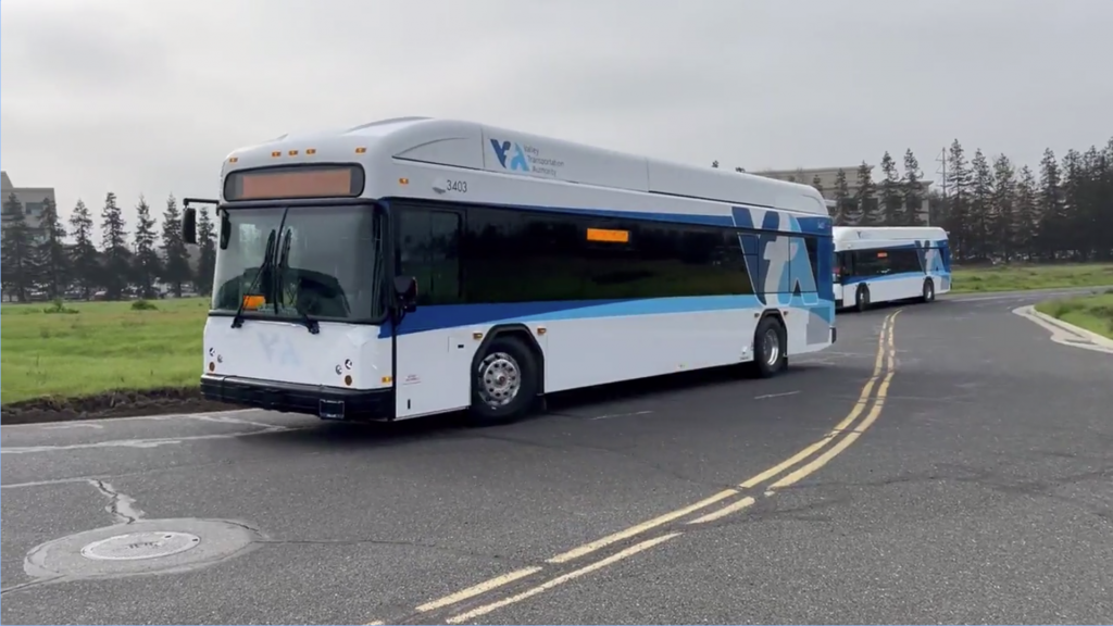 The Santa Clara Valley Transportation Agency is starting to receive new hybrid buses for its fleet of vehicles and will roll them out in the coming months.