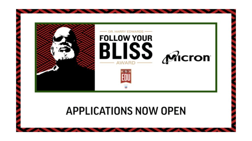 The 49ers Foundation has opened applications for the "Follow Your Bliss" award, offering $20,000 to local educators for special projects.