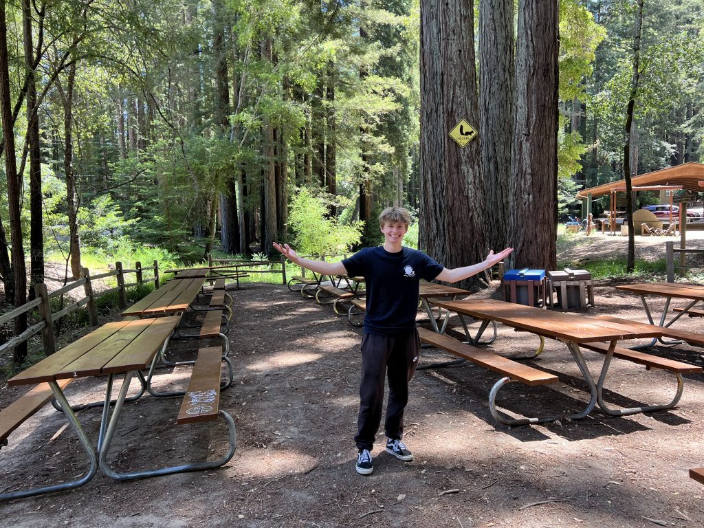 Santa Clara High School's Nick Morris achieved the rank of Eagle Scout after completing a project to build benches at the YMCA's Camp Campbell.