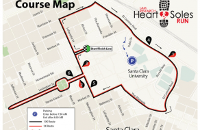 11th Annual Heart and Soles Fun Run Goes Through Downtown Santa Clara