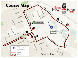 11th Annual Heart and Soles Fun Run Goes Through Downtown Santa Clara