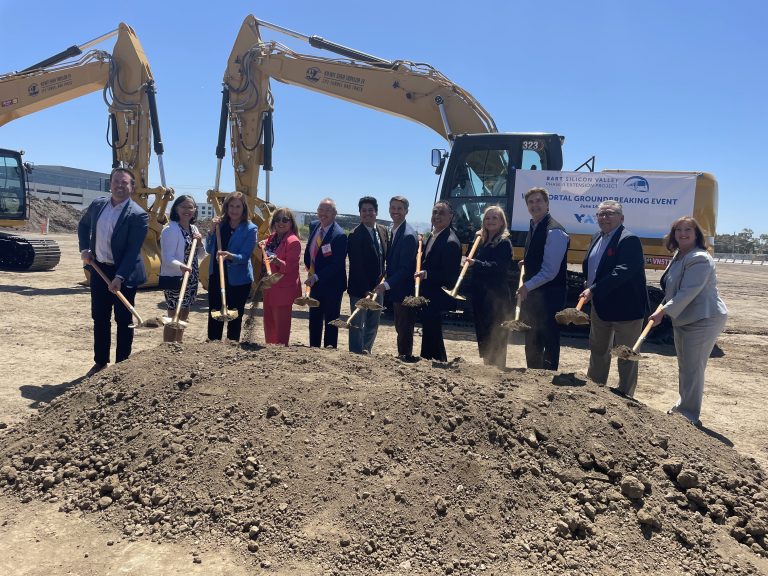 BART and VTA Break Ground on Santa Clara Rail Yard