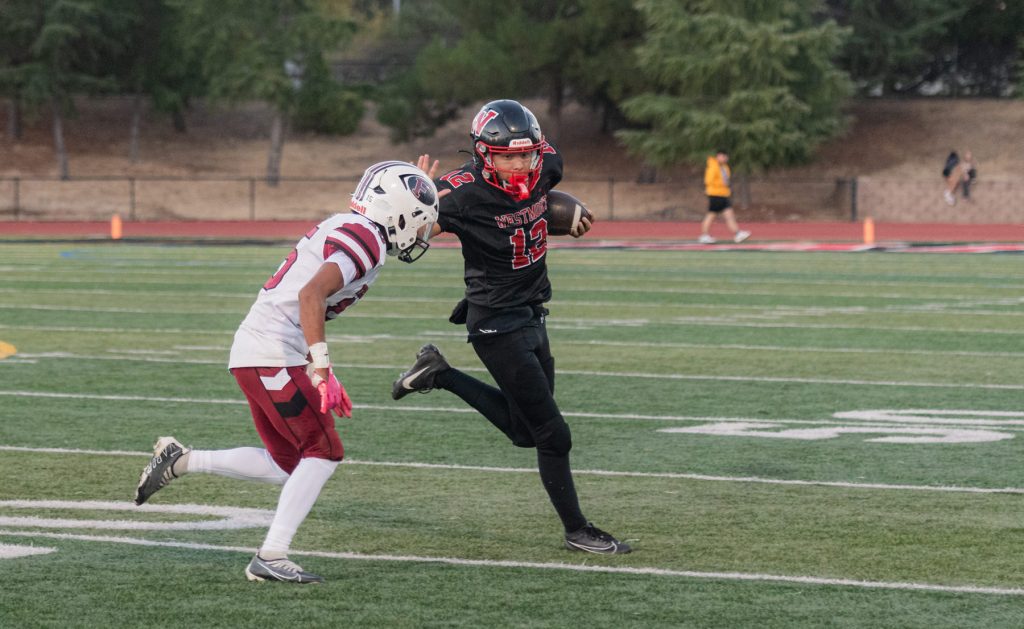 The Fremont Firebirds beat the Westmont Warriors 21-15 on Friday night on big plays from Weidman, Buenrostro and Garcia. Fremont starts the season 1-1.