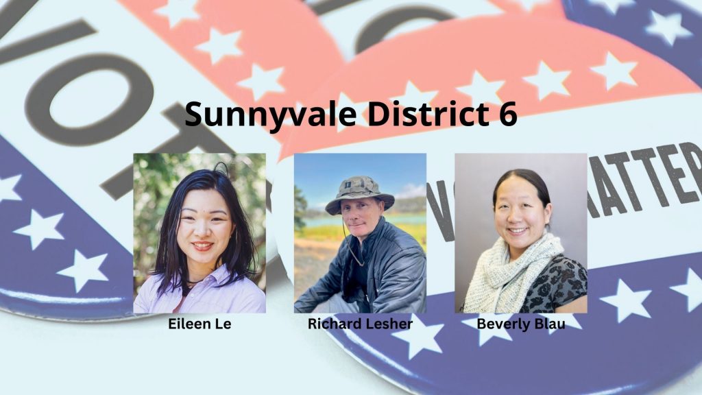 Sunnyvale District 6 candidates for council Eileen Le, Beverly Blau and Richard Lesher talk about the biggest issues facing residents.