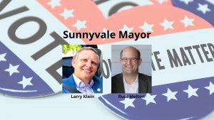 Sunnyvale Council Colleagues Vie For Mayoral Title