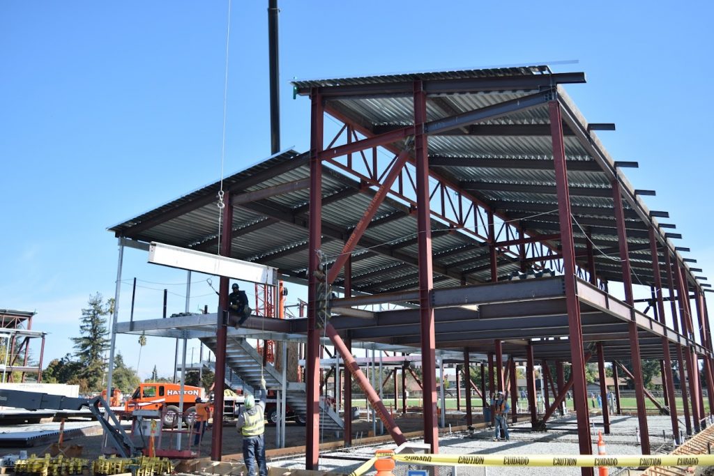 Sunnyvale School District is building new classrooms for Sunnyvale Middle School. Students will be in there in the 2025-2026 school year.