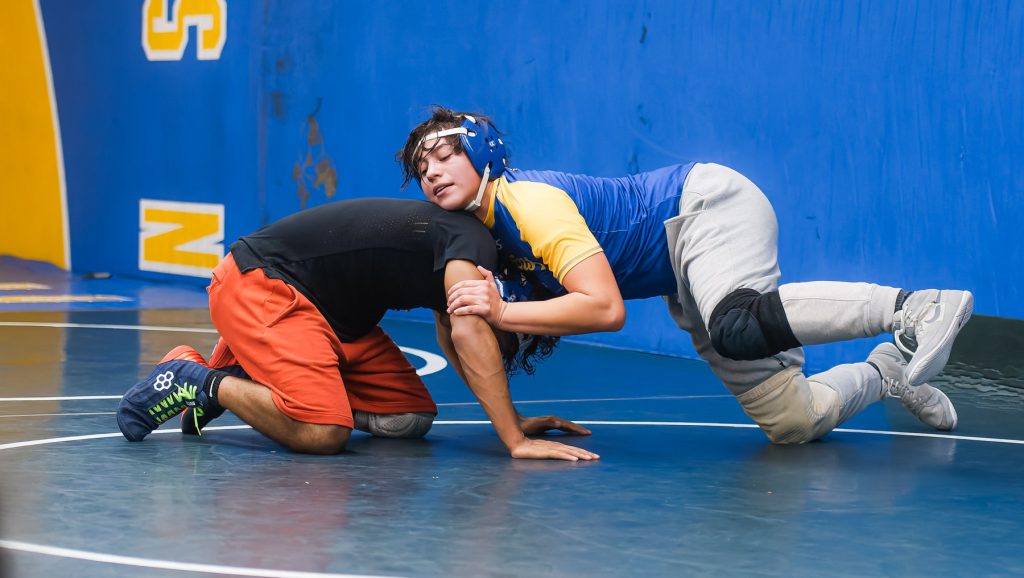 Angelinah "Sky" De Leon returns to the mat for Santa Clara High School this year with a target on her back after ranking at state last season.