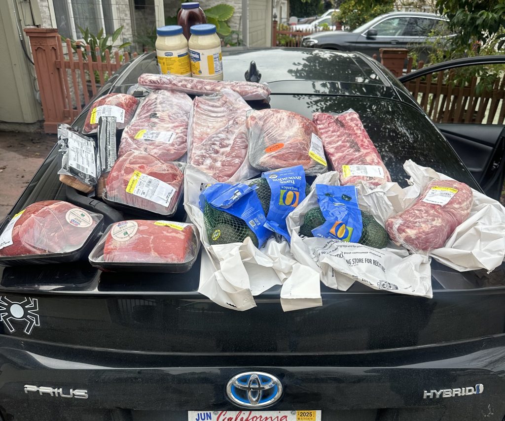 Santa Clara County Sheriff's deputies arrested two men who allegedly stole $1,000 worth of meat from the Safeway on Homestead Road in Cupertino.