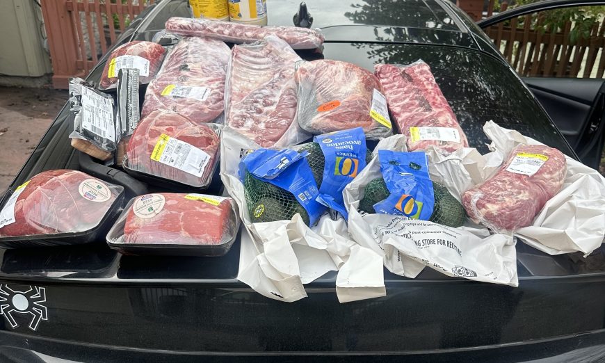 Santa Clara County Sheriff's deputies arrested two men who allegedly stole $1,000 worth of meat from the Safeway on Homestead Road in Cupertino.