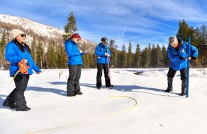 January 2025 Sierra Snowpack Survey Uneven