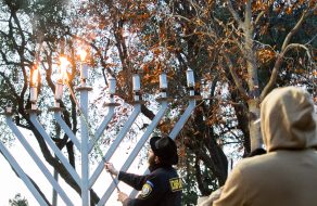 Menorah Returns to Santa Clara