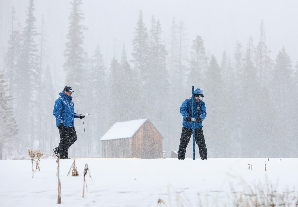 The latest Sierra snowpack survey shows that water levels in the Sierra Nevada are less than half what they need to be at this time of year.
