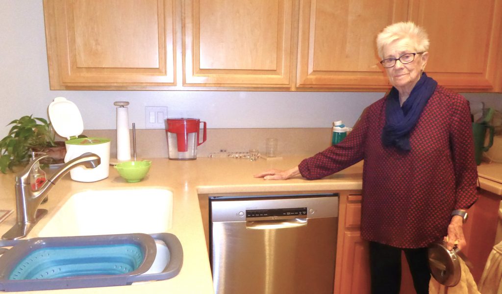 Sunnyvale resident Judi Pogue talks about how a simple kitchen leak turned into a repair scam that cost her several thousands of dollars.