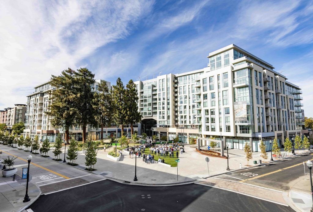 The developer in charge of the redevelopment of Downtown Sunnyvale says both the retail and residential side have reached 75% leased status.