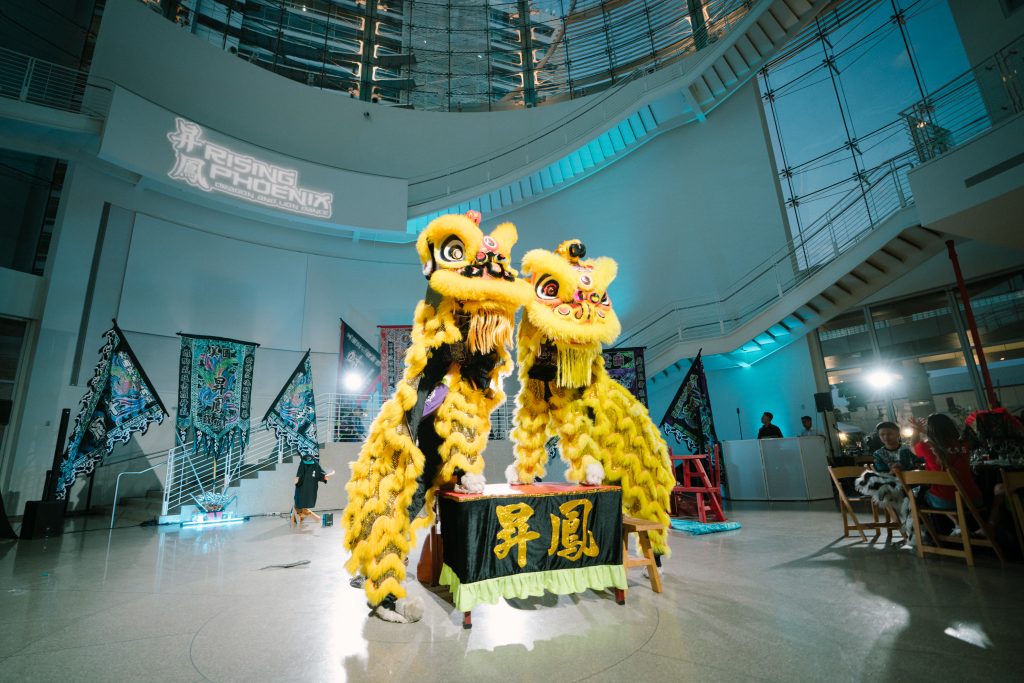 The Rising Phoenix Dragon and Lion Dance Association is a nonprofit that offers holiday performances and business events, especially for Lunar New Year.