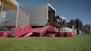 49ers Donate Football Equipment to Santa Clara High Schools
