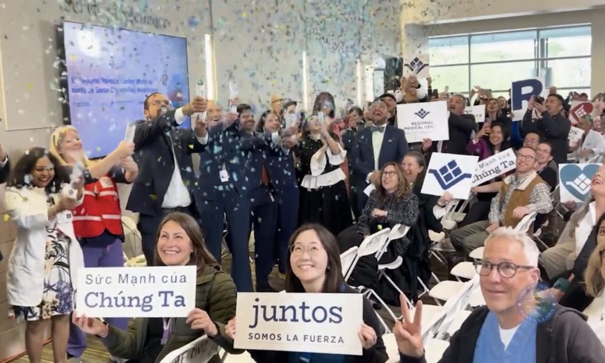 Earlier this month, Santa Clara County took over Regional Medical Center in East San José and will operate it as part of the county's healthcare system.