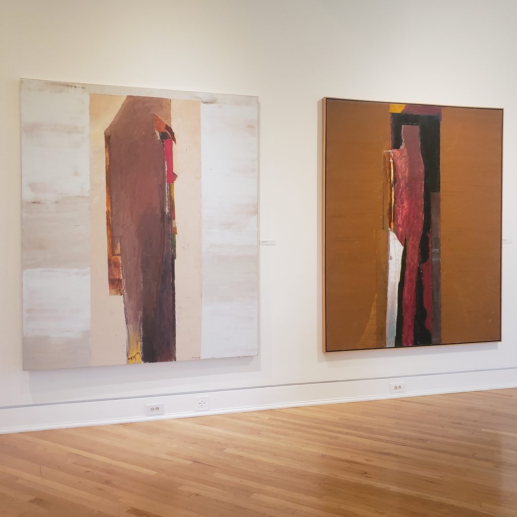 The works of local abstract artist Nathan Oliveira (1928-2010) was recently featured at the Triton Museum of Art in "Variations on Form."