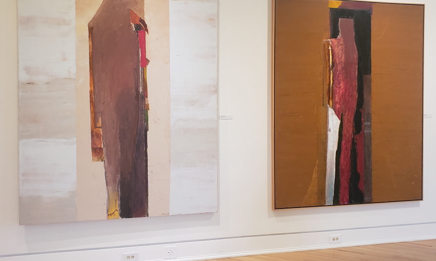 The works of local abstract artist Nathan Oliveira (1928-2010) was recently featured at the Triton Museum of Art in "Variations on Form."