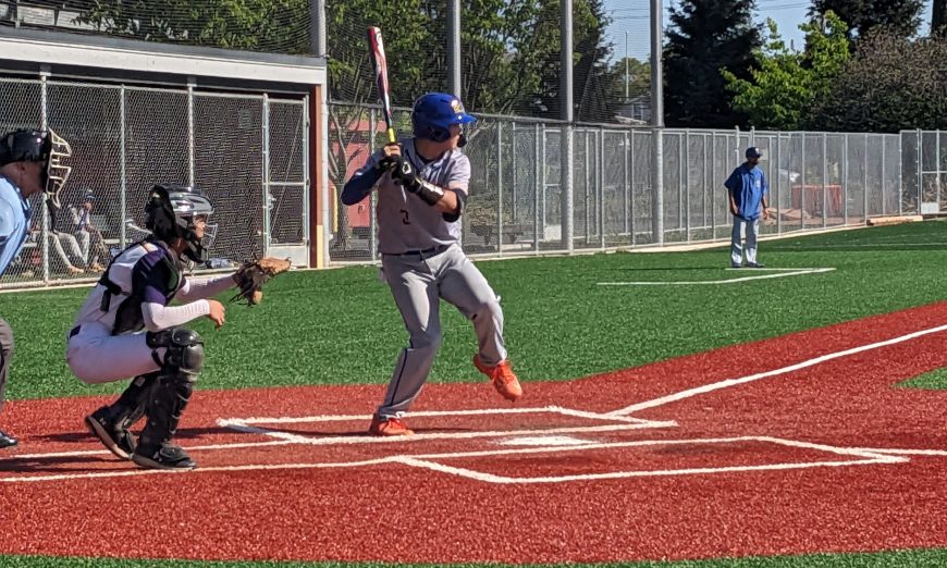 The Bruins beat the the Monta Vista Matadors 10-5 on Tuesday, sweeping the season series and moving to first in the league over the Fremont Firebirds.