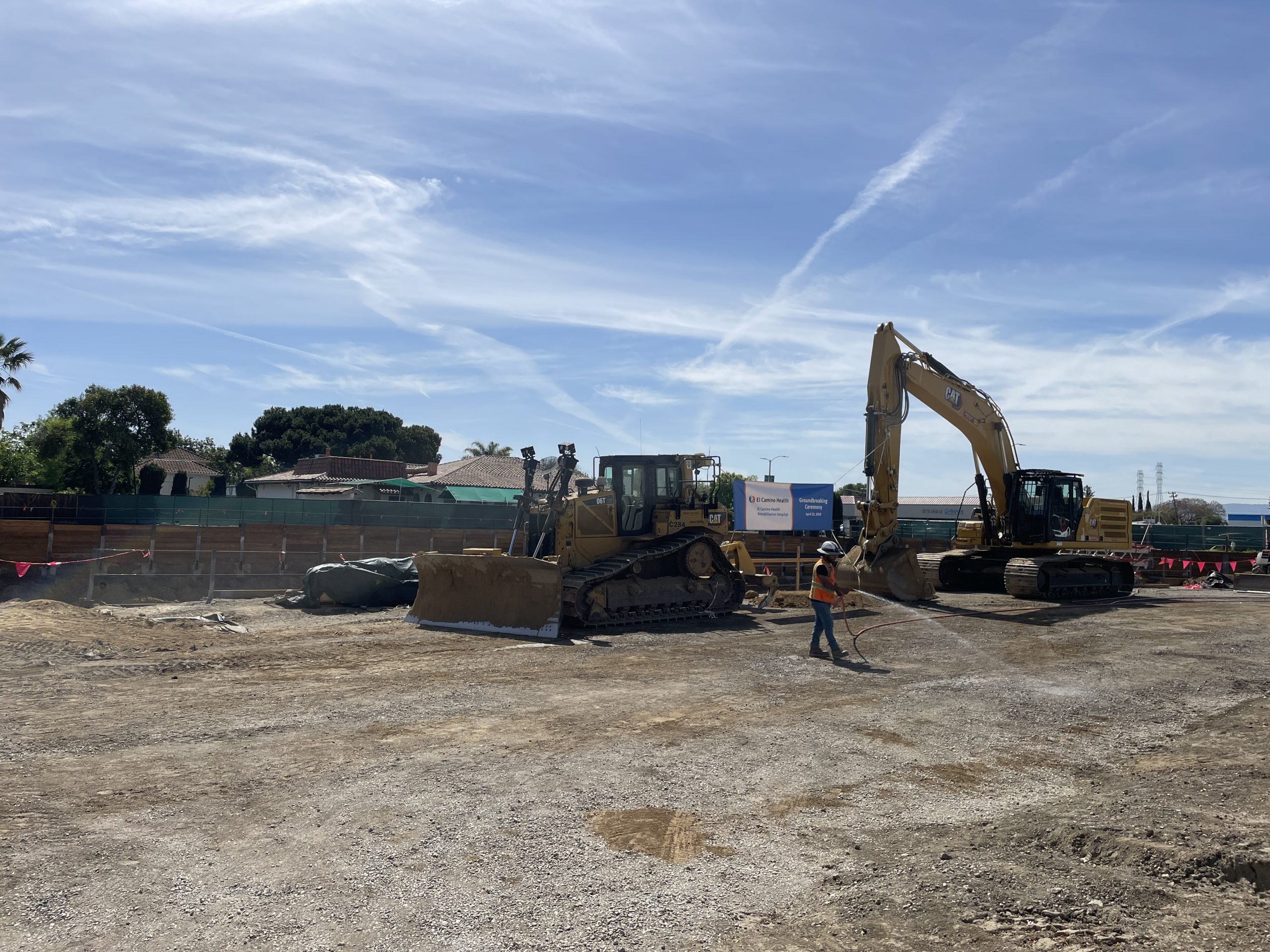 El Camino Hospital broke ground on a new rehabilitation facility on El Camino Real in Sunnyvale on April 22. It will include beds for long-term stays.