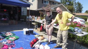 Santa Clara's city-wide garage sale on April 19 brought together neighbors for a good deal and helped one local do some much needed cleaning.