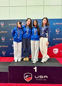 Sunnyvale's Sahana Gautam recently claimed team gold at the North America Cup fencing tournament and continues to work toward her Olympic dreams.