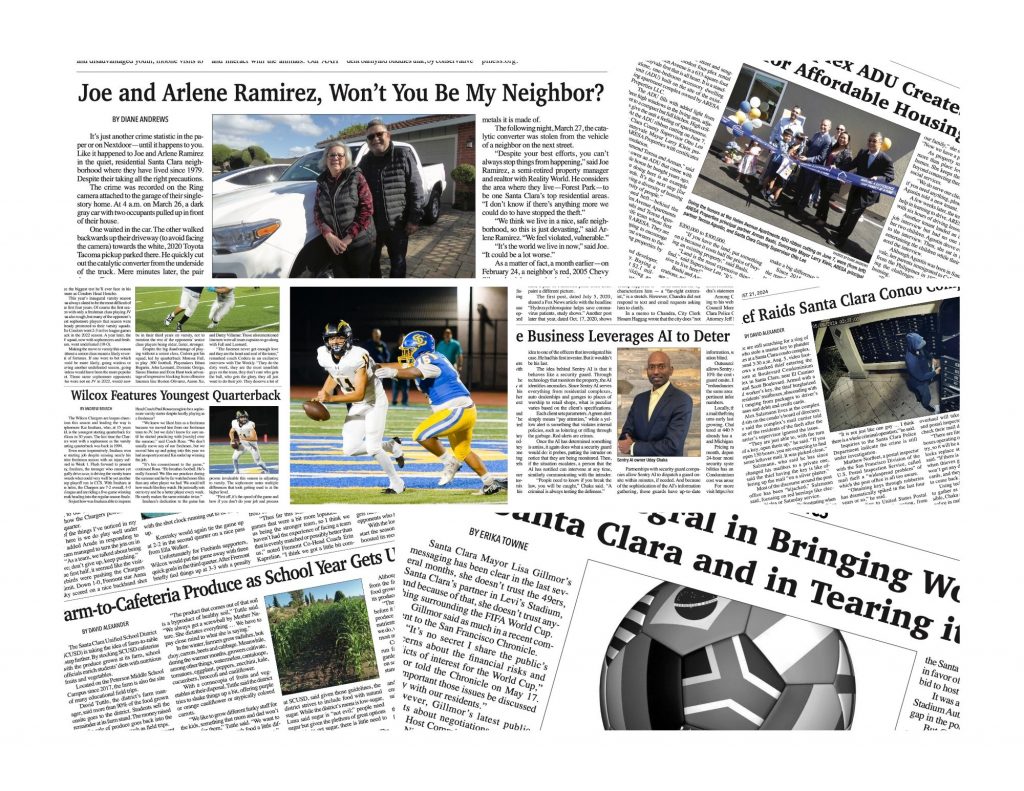 The Santa Clara Weekly won ten awards at CNPA's 2024 California Journalism Awards including top honors in health reporting and editorial.