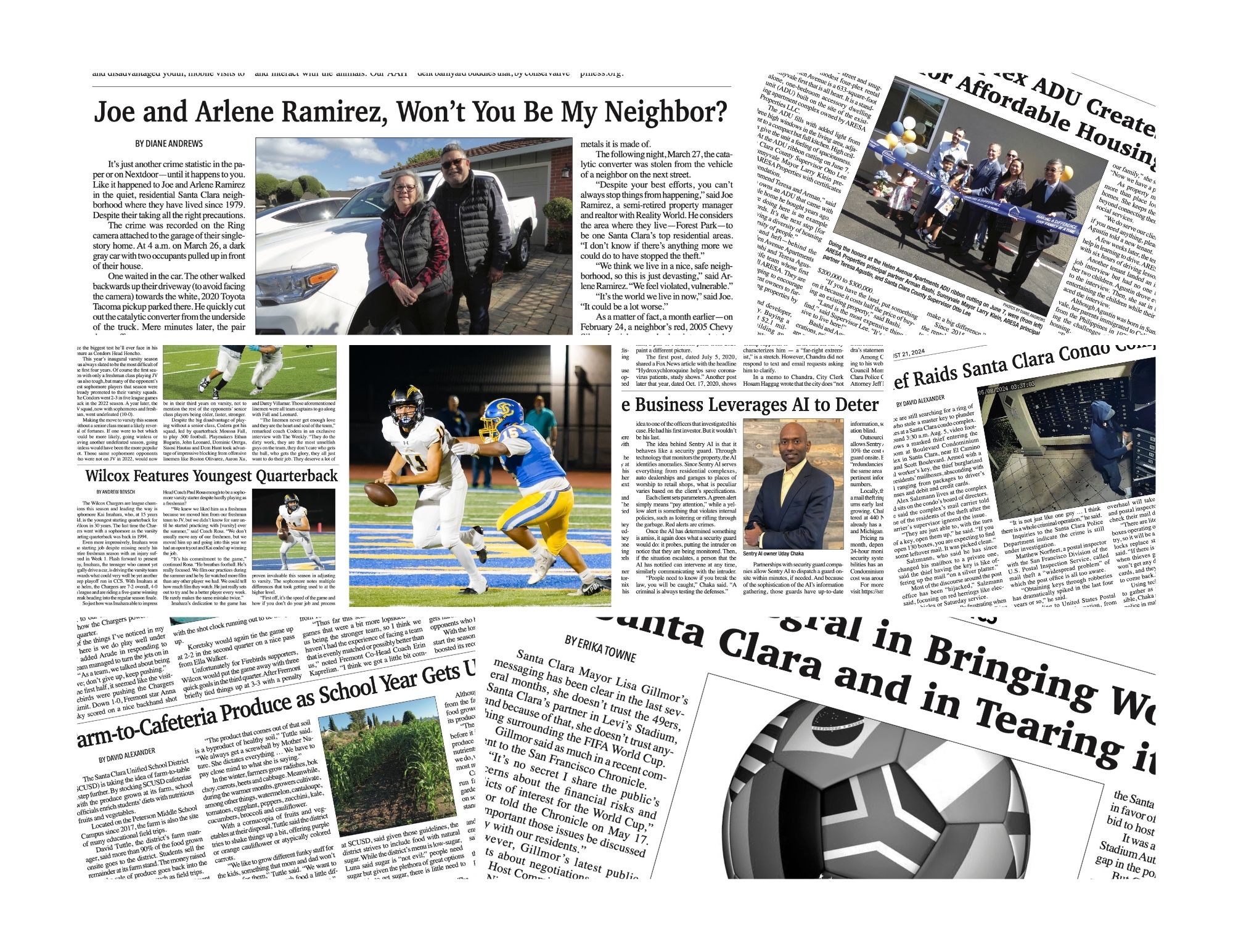 The Santa Clara Weekly won ten awards at CNPA's 2024 California Journalism Awards including top honors in health reporting and editorial.