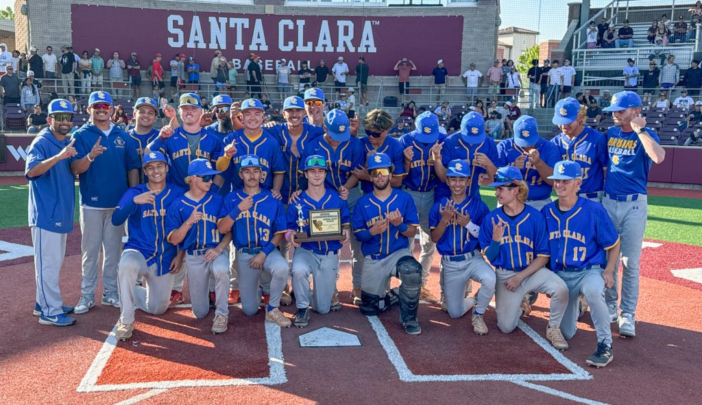 The Santa Clara Bruins baseball team advanced all the way to the NorCal Division IV finals before falling to Menlo School 2-1 on Saturday.
