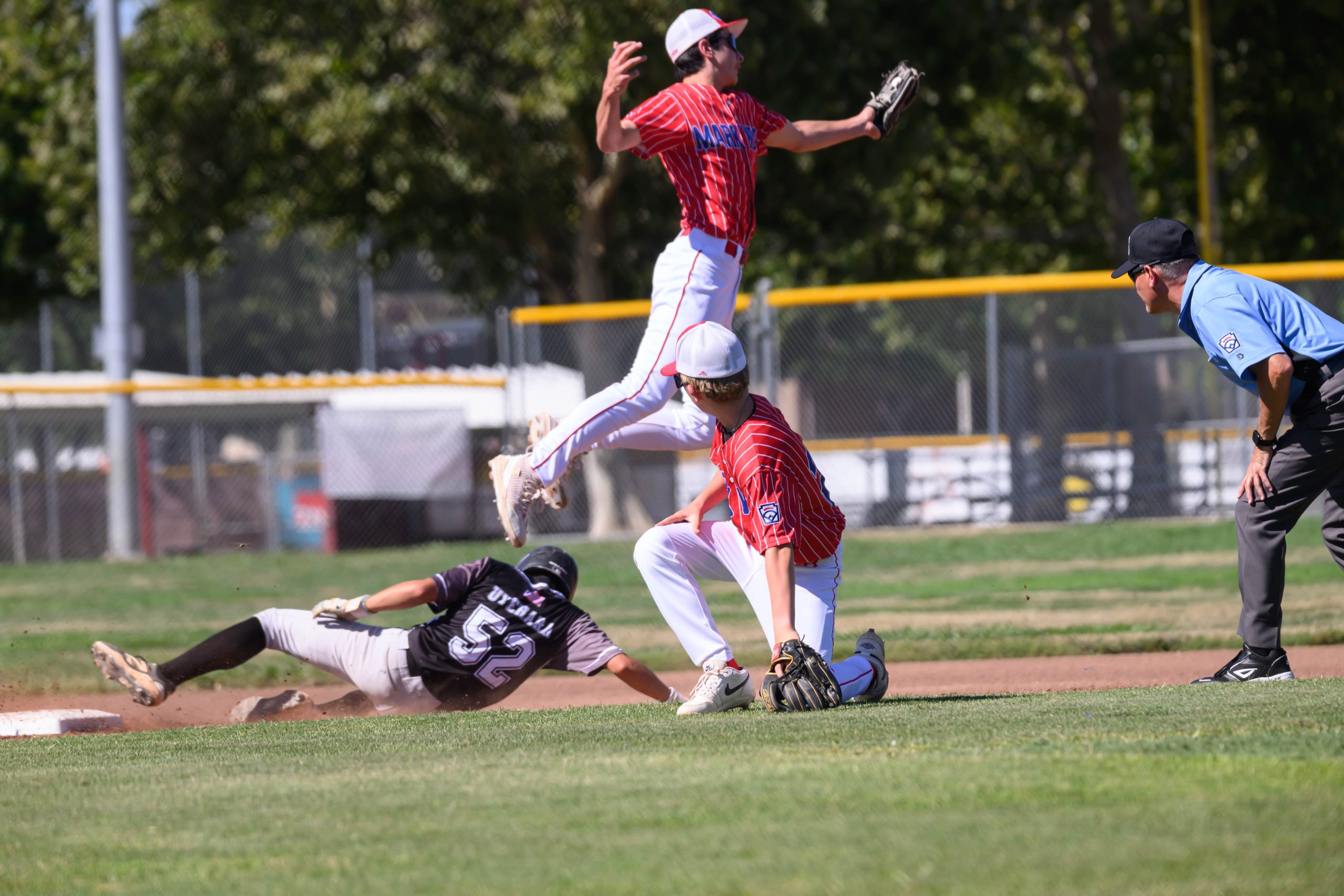 The Sunnyvale Little League Intermediate All Stars made it to the Northern California tournament finals, but lost to Mark West Little League.